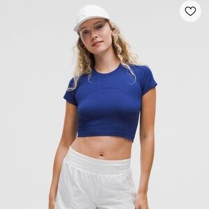 Lululemon Swiftly tech 2.0 cropped short sleeve t-shirt